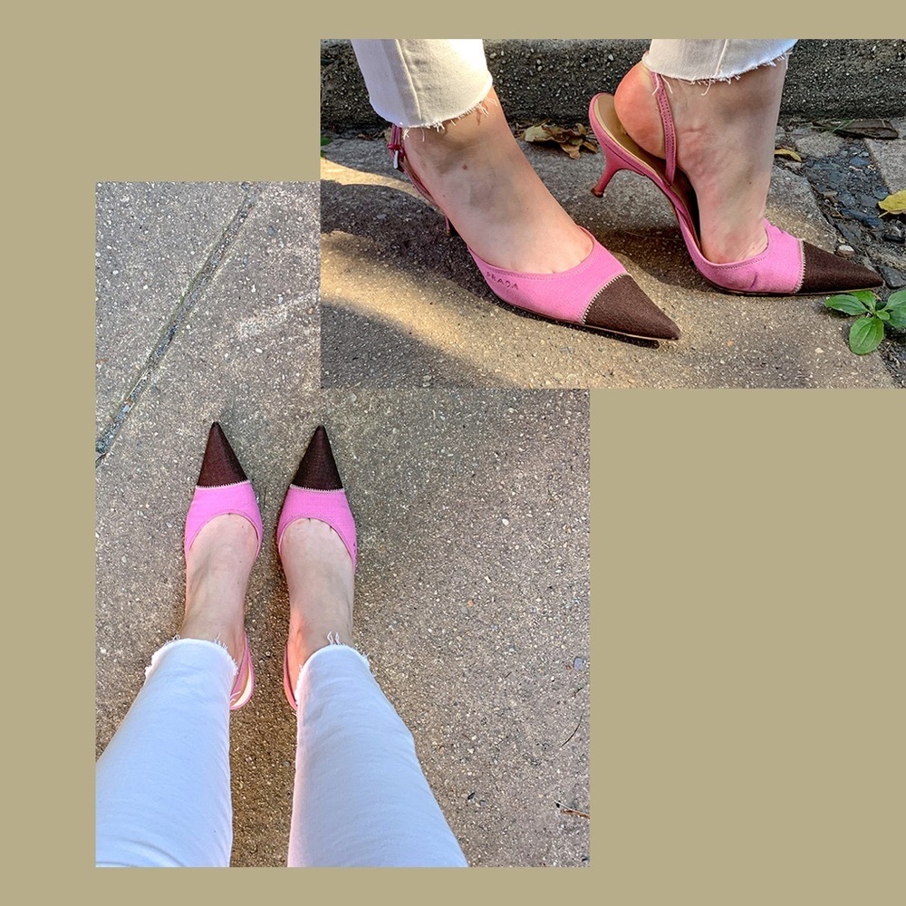 💗Prada💗 sling backs!